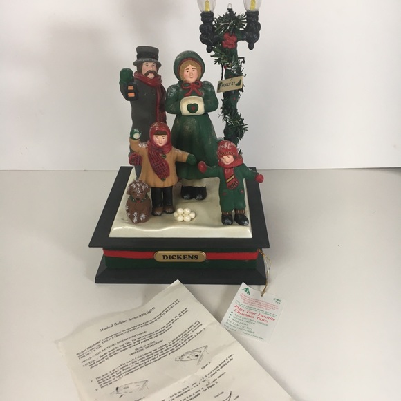 Musical Holiday Scene with lights. “1994” - Picture 2 of 8